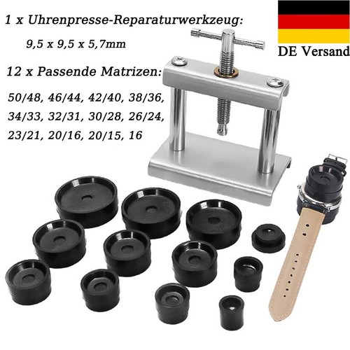 Uhrendeckelpresse